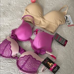 Lot of 3 size 34B brand new bras